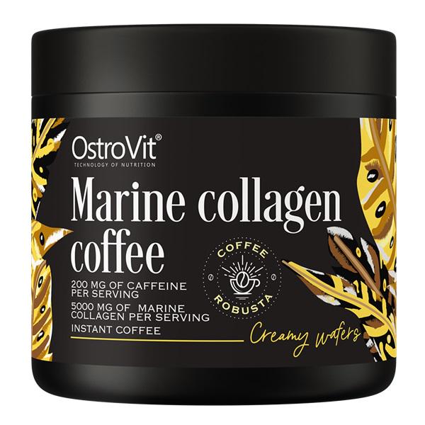 Хондропротектор для спортсменов Ostrovit Marine Collagen Coffee Creamy Wafers 150 г/12 порций (23505783)