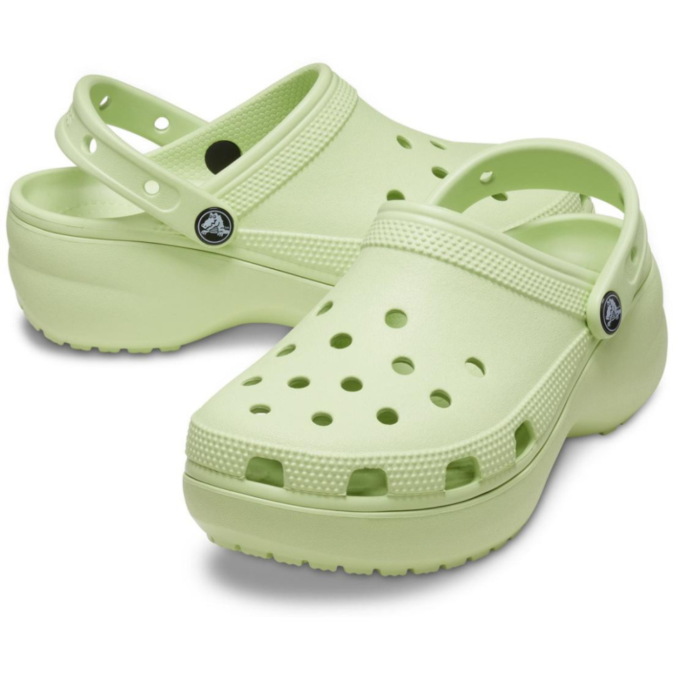 Сабо жіночі Crocs Women s Classic Platform Clog Celery р. 40-41 Зелений (14488)
