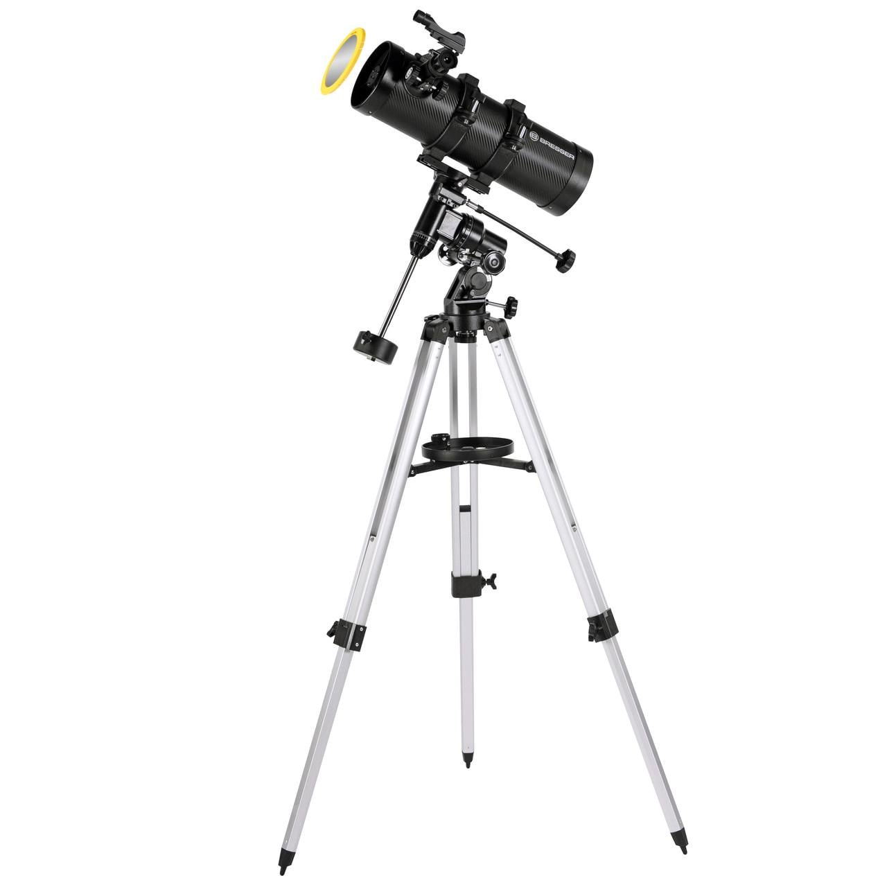 Телескоп Bresser Pluto II 114/500 EQ Carbon с солнечным фильтром и адаптером для смартфона (4614500) Телескоп Bresser Pluto II 114/500 EQ Carbon с солнечным фильтром и адаптером для смартфона (4614500)