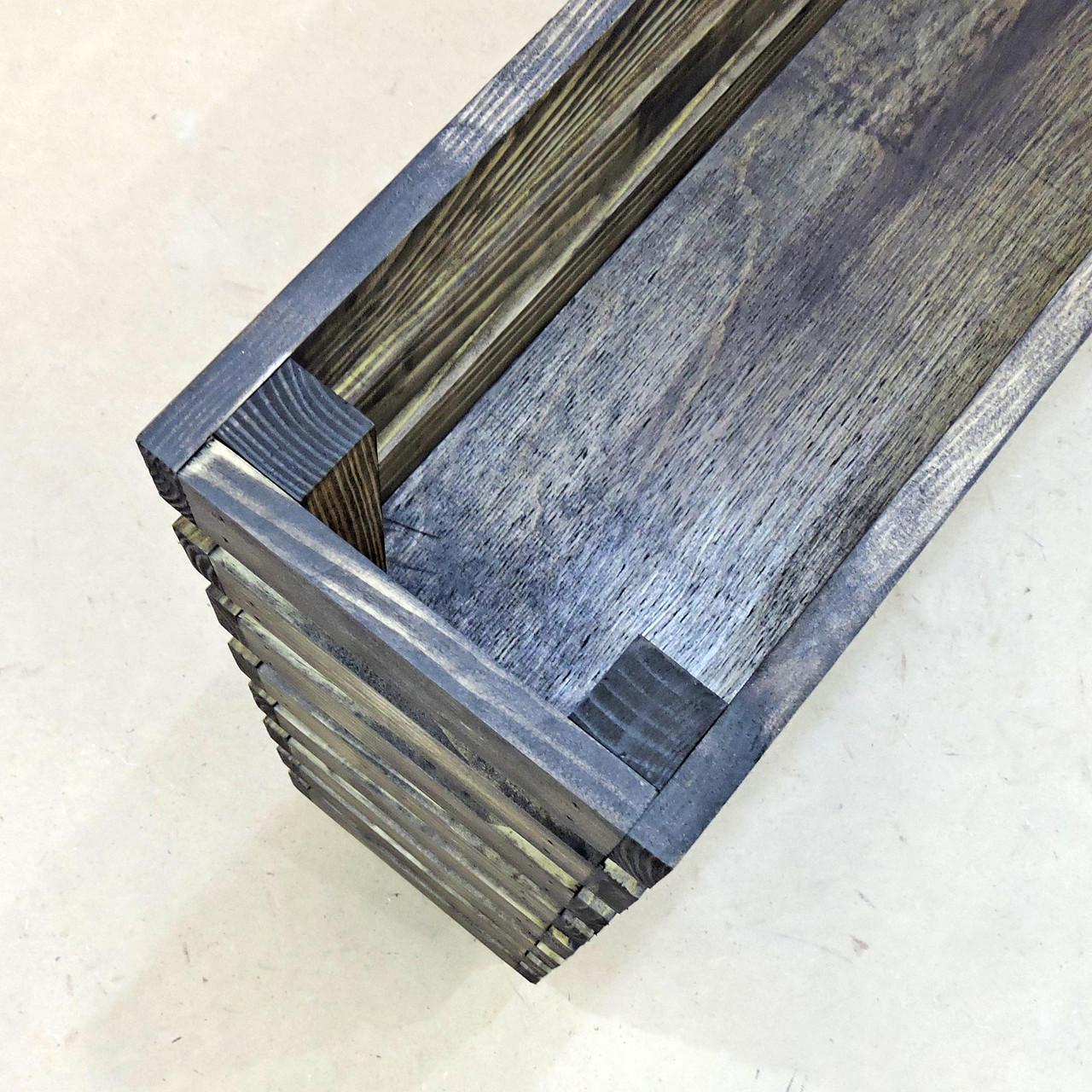 Кашпо на стійці з дерева Лахольм 75х22х55 см Моріон (КШС-7522551211) - фото 3 Кашпо на стійці з дерева Лахольм 75х22х55 см Моріон (КШС-7522551211) - фото 3