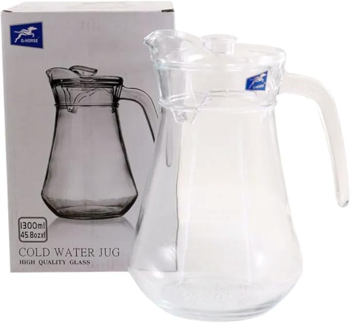 Глечик G-Horse скляний 1,3 л (BMYZH)