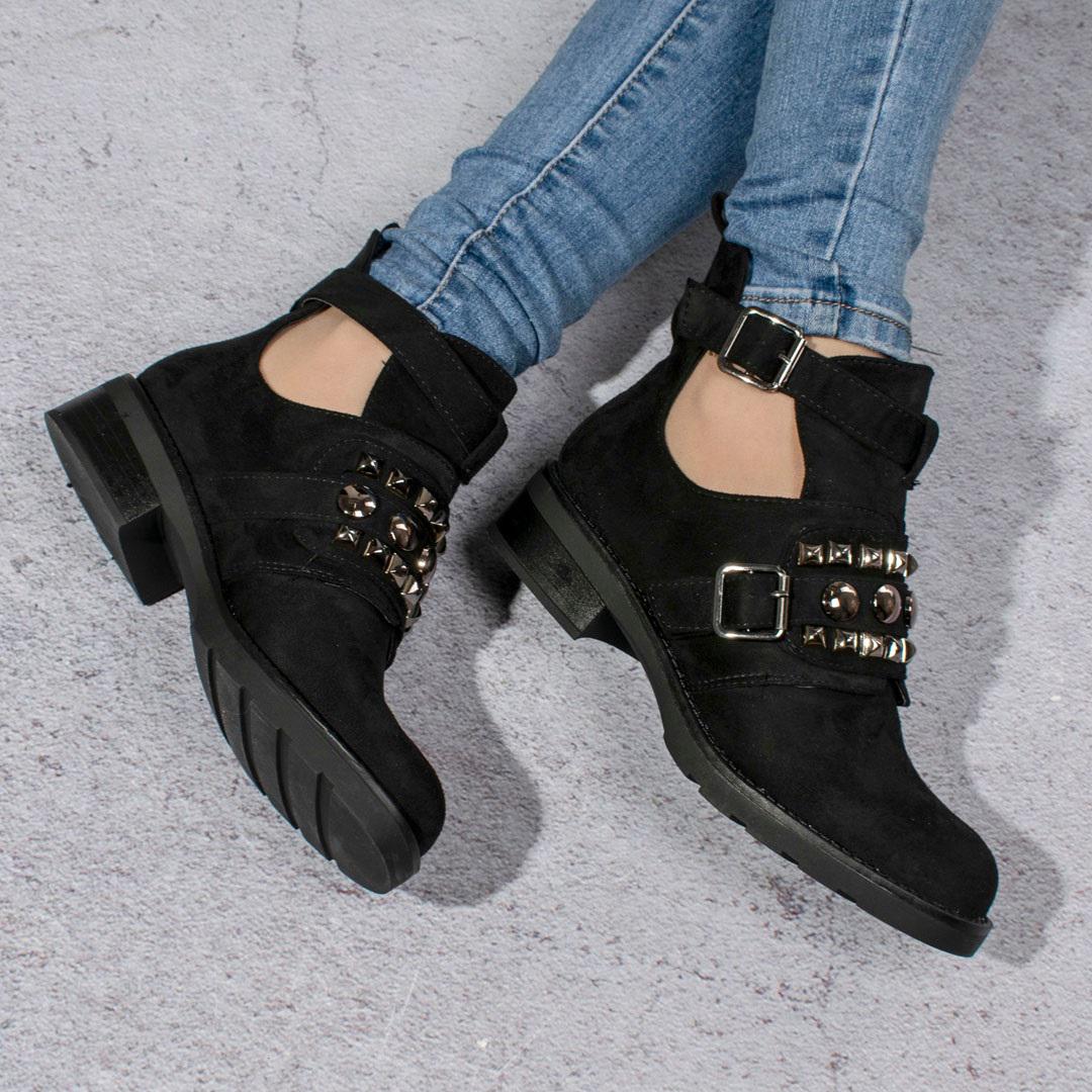 Ботинки женские на низком каблуке 328493 р. 38 24 см