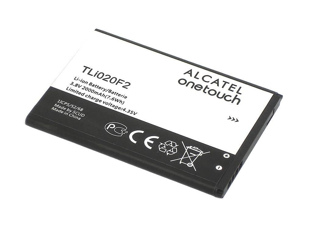 Аккумулятор для смартфона Alcatel TLi020F2 OneTouch Fierce 2 3,8V 2000 mAh 7,6 Wh Black