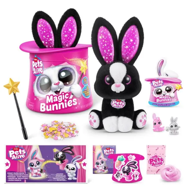 Набор интерактивный игровой Zuru Pets Alive Кролик-волшебник - фото 2 Набор интерактивный игровой Zuru Pets Alive Кролик-волшебник - фото 2