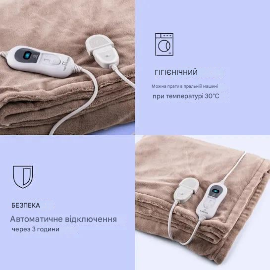 Электроодеяло KLARSTEIN Dr. Watson XXL 120 Вт 200х180 см (10031580) - фото 2