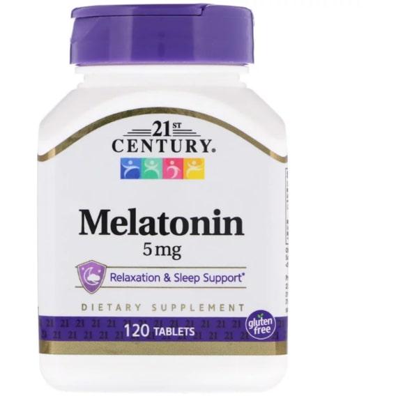 Мелатонін для сну 21st Century Melatonin 5 мг 120 Tabs (CEN-27087)