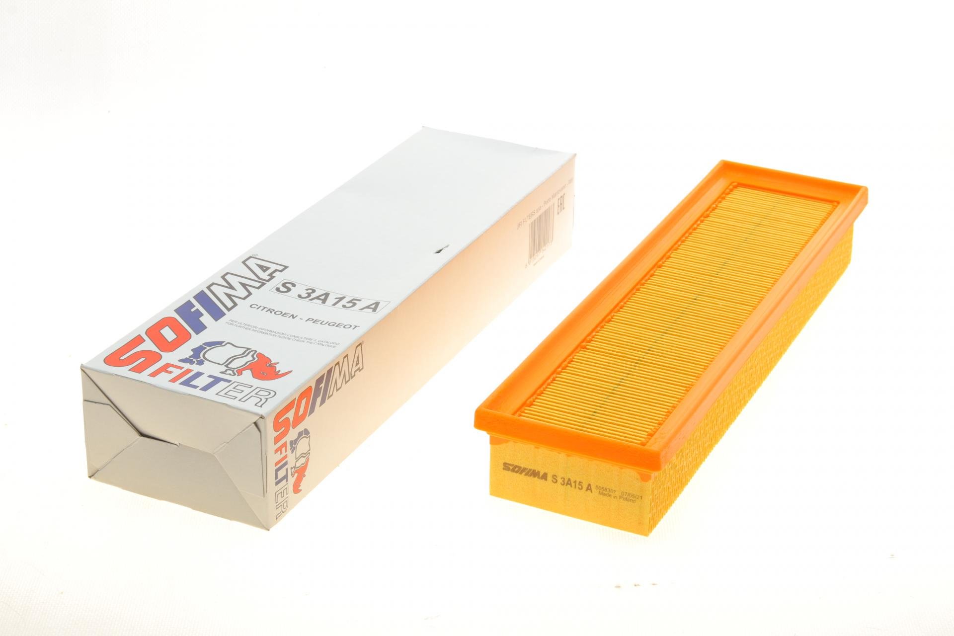 Фільтр повітряний SOFIMA для Peugeot 207/Citroen C3 1,4 06- (S 3A15 A)