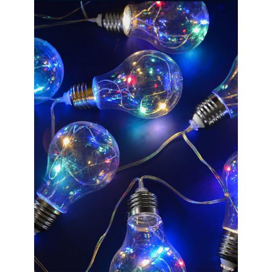 Гирлянда RD-9008 лампа Эдисона 75 LED 2,5 м 220 v Микс