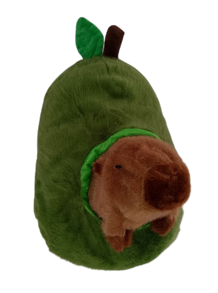 М’яка іграшка трансформер Капібара в авокадо 35 см (2423524037)
