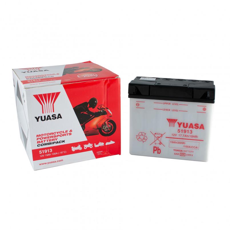 Аккумулятор YuasaBatteryEuropeGmb МОТО YuMicron Battery 51913 сухозаряженный 12V 19Ah