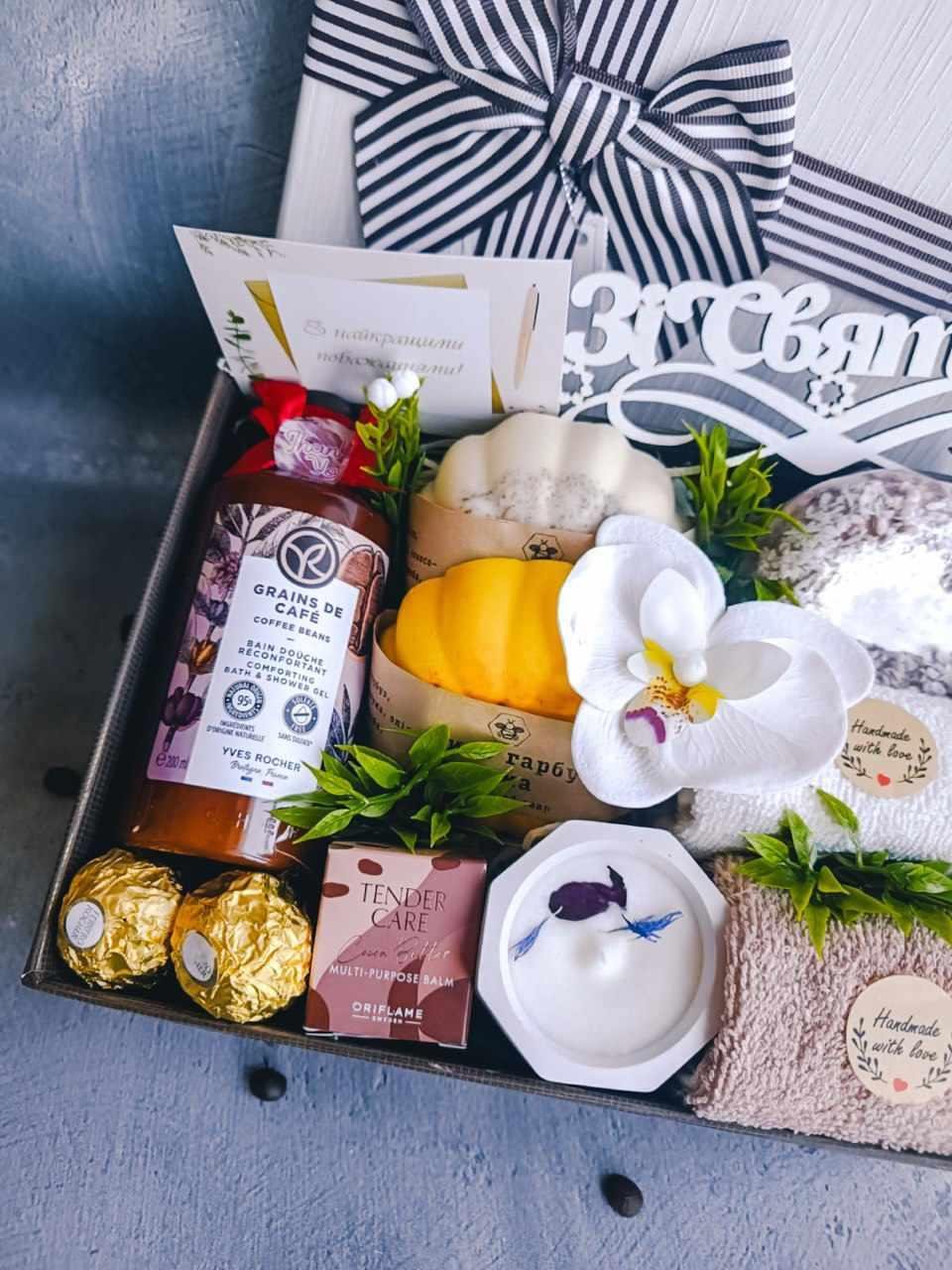 Подарочный бокс для девушки с косметикой/конфетами/свечами (2532748536) - фото 3