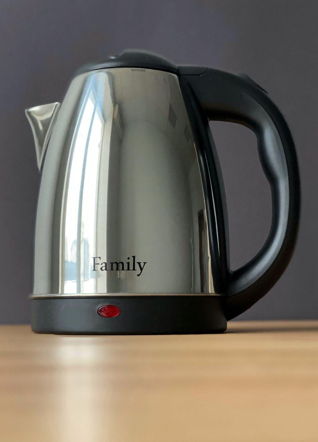 Электрочайник Family глянцевый металлик нержавеющая сталь 1,8 л 1500 Вт (GMA-116)