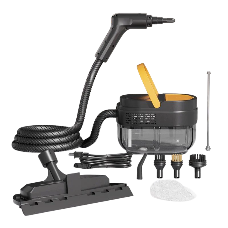 Пароочиститель портативный с 4 насадками и регулятором температуры (TC-SC-003)