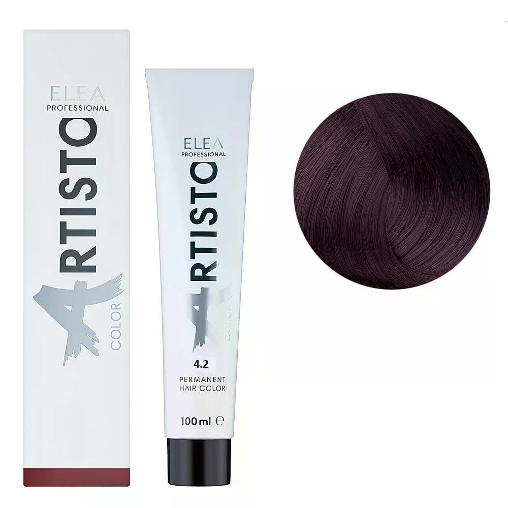 Крем-краска для волос Elea Professional Artisto Color 4.2 Красный шатен 100 мл