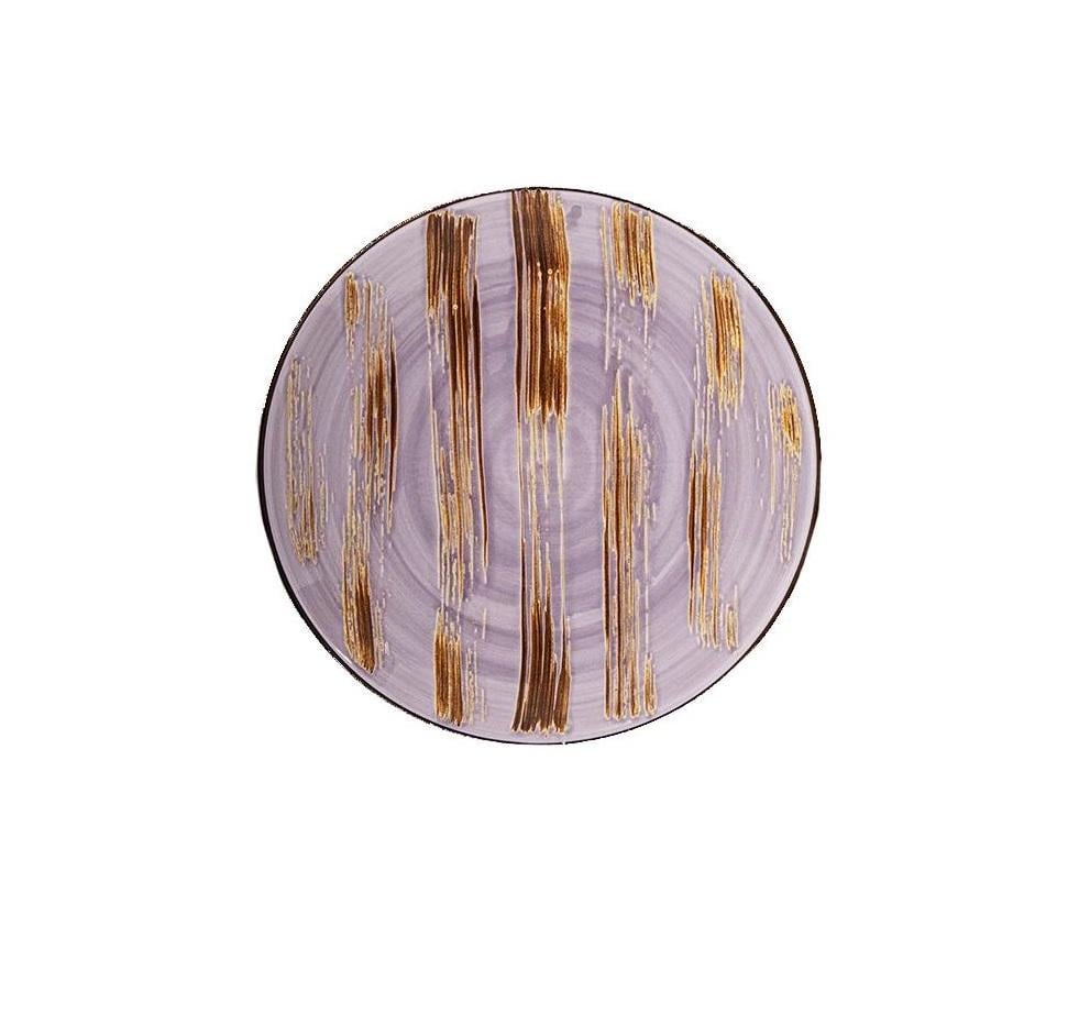 Тарелка Wilmax Scratch Lavander фарфор 20,5 см