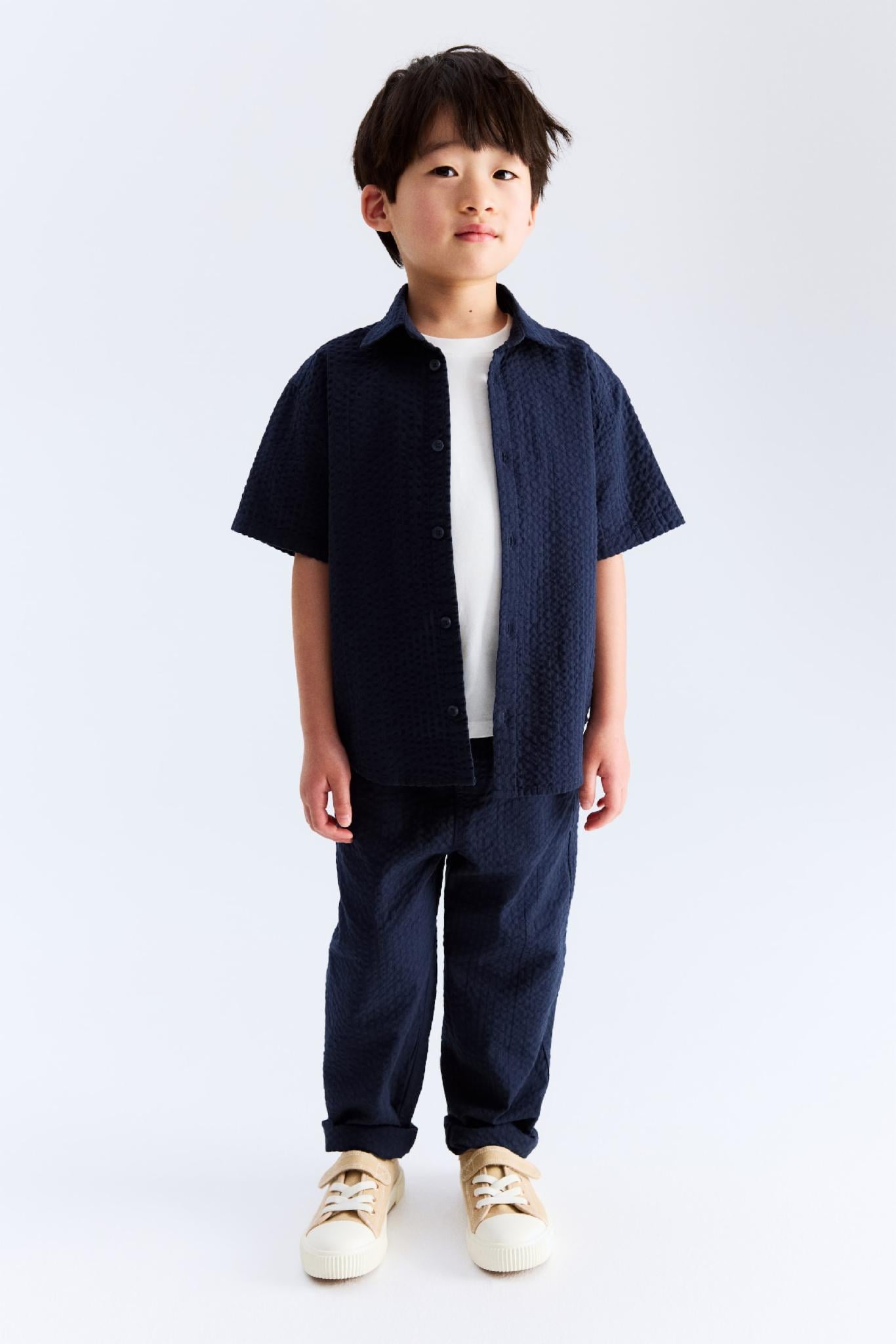 Брюки H&M 104 см Темно-синий (1265442)