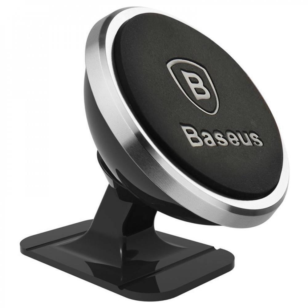 Держатель телефона в автомобиль Baseus 360-degree Rotation Magnetic Mount Paste Type (10697291) - фото 2