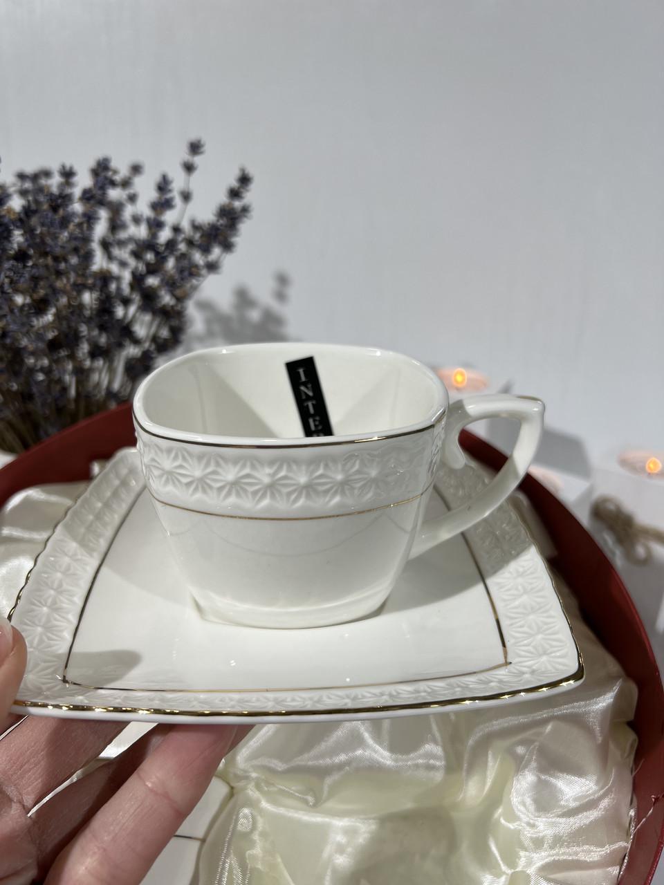 Набір чайний порцеляновий Interos Снігова Королева 2 чашки з блюдцем 240 мл 4 пр. (S507009-AGIFT) - фото 4 Набір чайний порцеляновий Interos Снігова Королева 2 чашки з блюдцем 240 мл 4 пр. (S507009-AGIFT) - фото 4