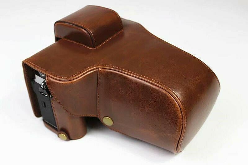 Футляр-чехол защитный для камеры Fujifilm X-T4 доступ к аккумулятору Кофейный (PPZ1758)