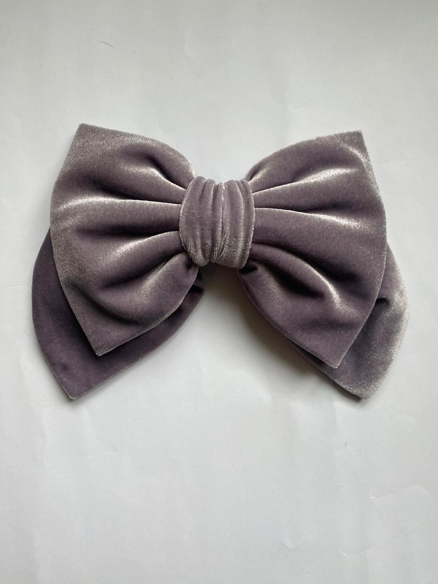 Бант бархатный My Scarf для волос Роза (bba-019)