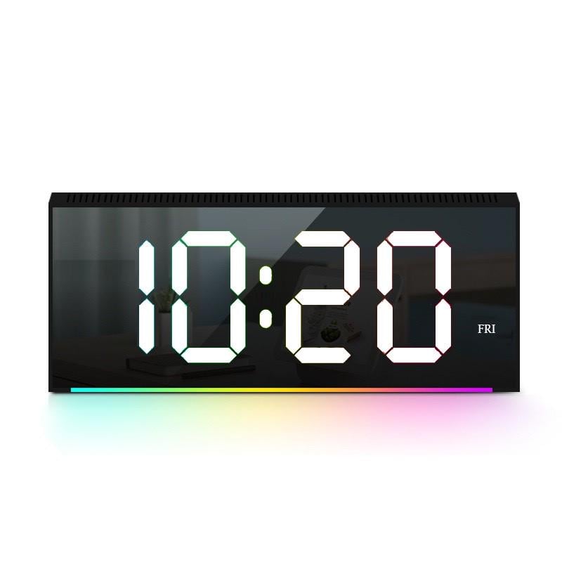 LED-часы настенные Mids USB RGB электронные с д/у (PH-03)