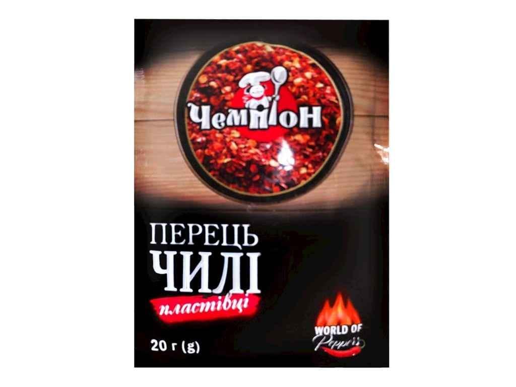 Перец красный Чемпион Чили хлопья 20 г (974572)