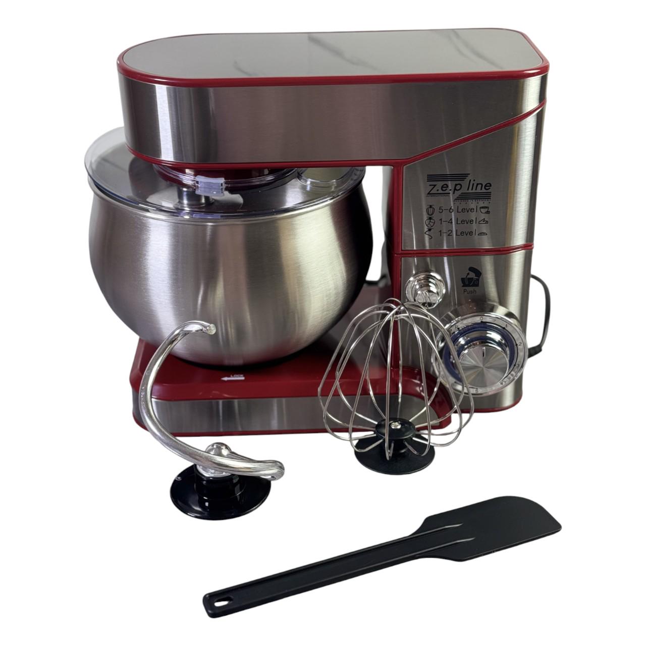 Тістоміс стаціонарний Zepline ZP-105 з комплектом насадок та захисною кришкою 3500 Вт 6 л (є193) - фото 9 Тістоміс стаціонарний Zepline ZP-105 з комплектом насадок та захисною кришкою 3500 Вт 6 л (є193) - фото 9