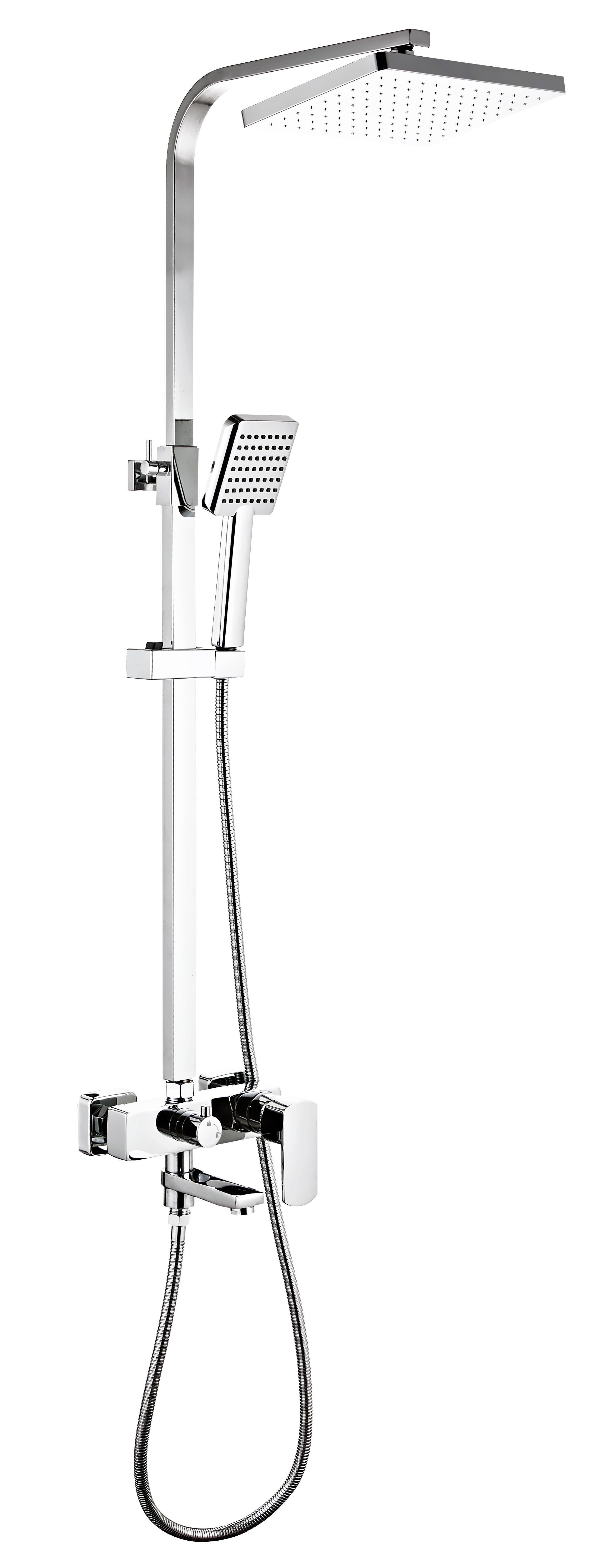 Душевая система Globus Lux ALFA GLAL-1007 с поворотным изливом (000031786)