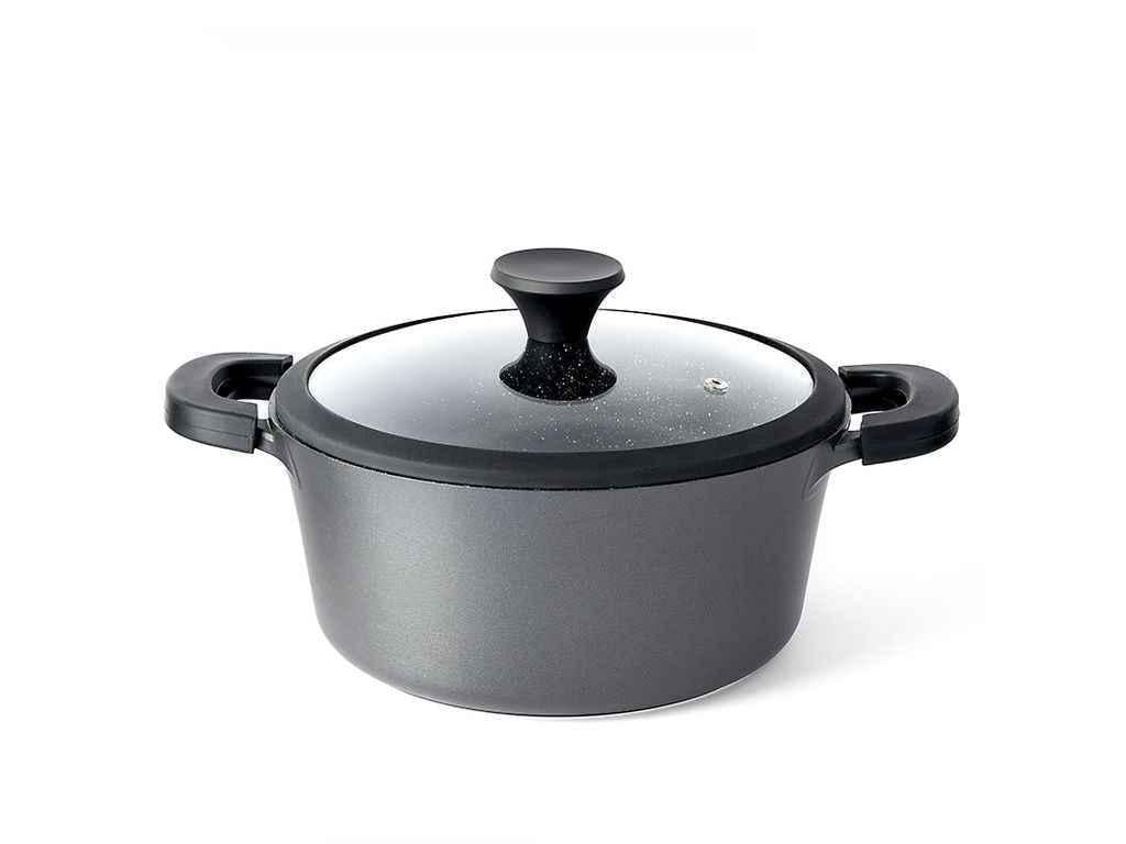 Кастрюля Biol со стеклянной крышкой 6,3 л 28 см (1029227)