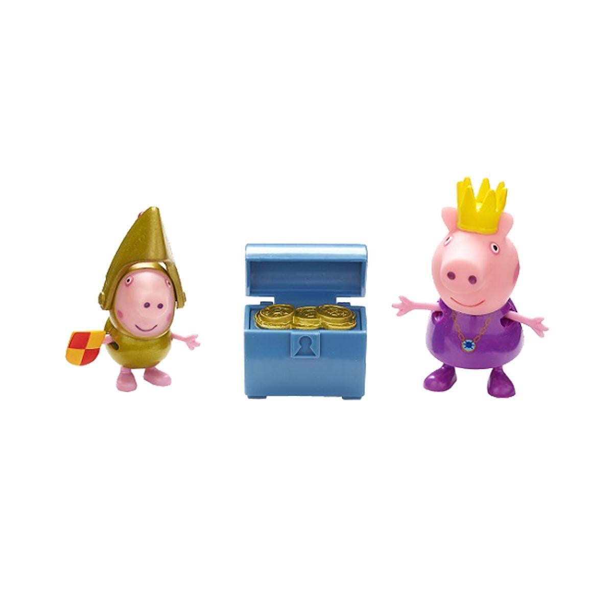 Набор детских фигурок Peppa Pig Принцесса Пеппа и Сэр Джордж с аксессуарами 3 шт. (05866-4)