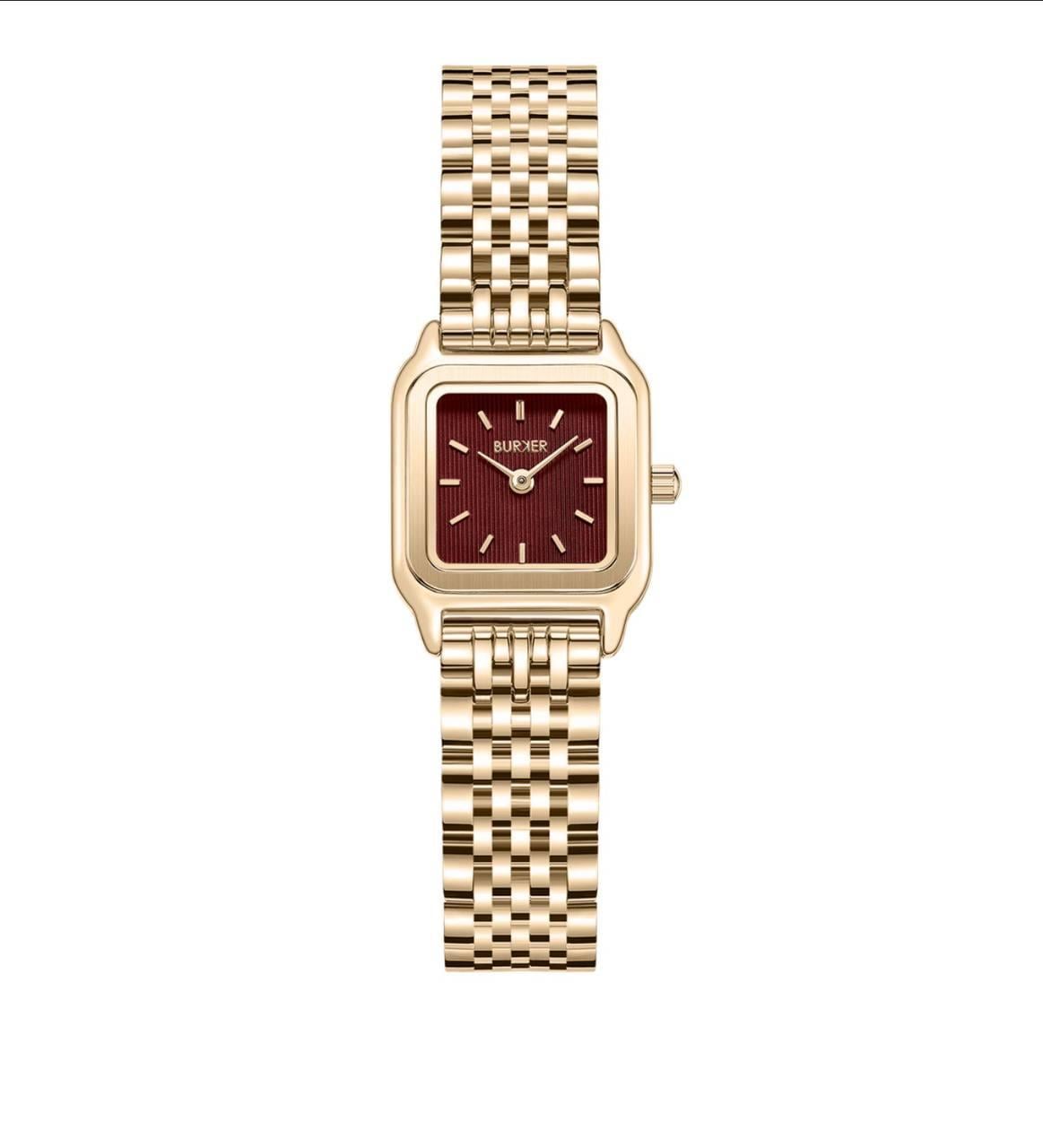 Наручные часы женские Burker Macy Petite Gold/Burgundy (38427318)