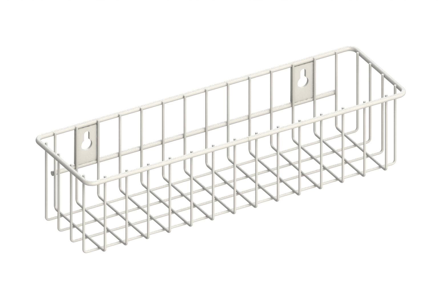 Полка-сетка настенная для ванной комнаты Kolchuga Edition 300х95х70 мм White (7626473483)