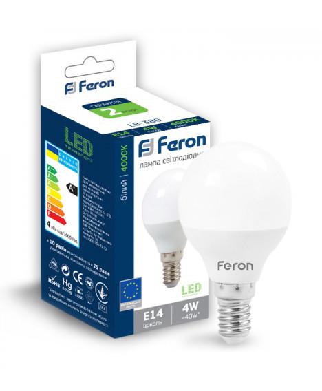 Лампа cвітлодіодна Feron LB-380 8LED E14 4W 4000K (25640) - фото 2