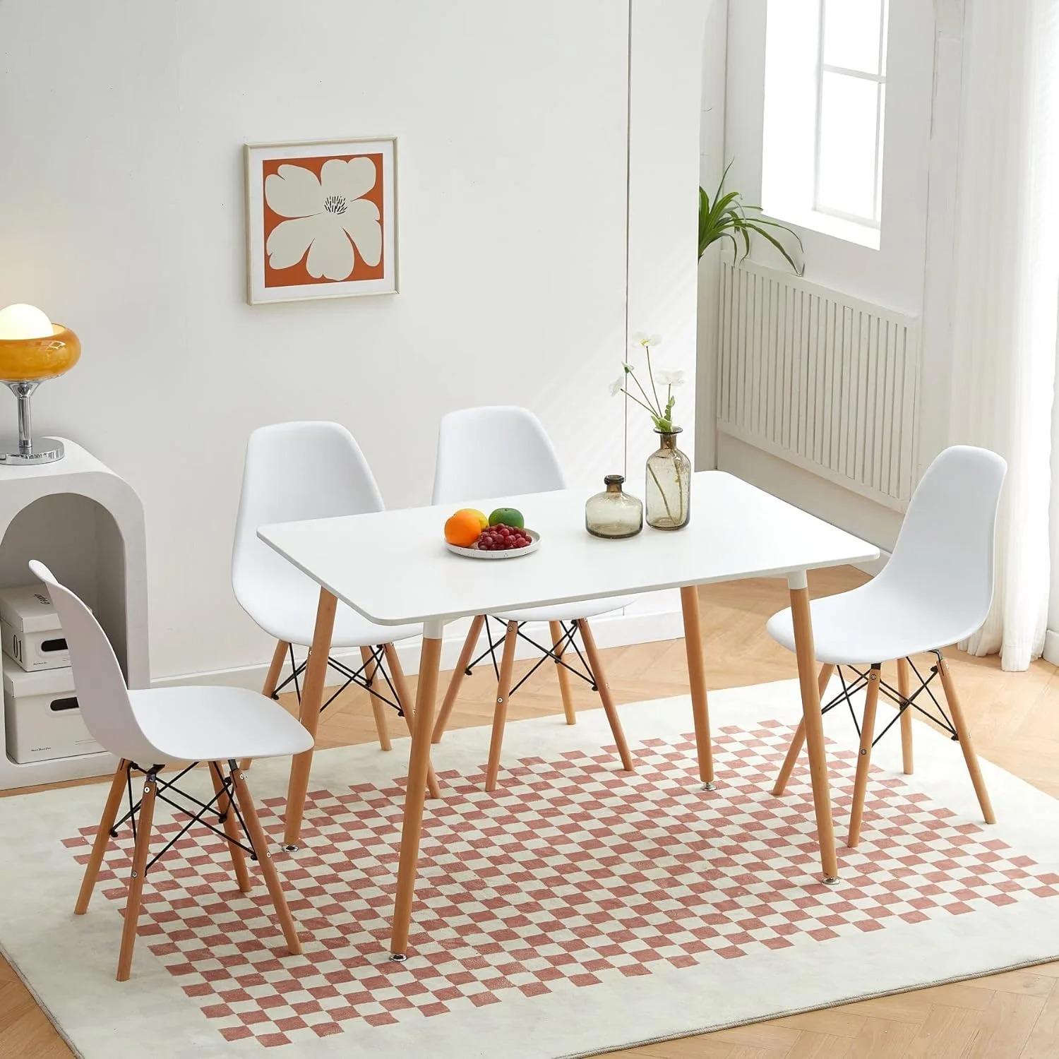 Комплект для кухни Fregat Milano стол и 4 кресла Белый Комплект для кухни Fregat Milano стол и 4 кресла Белый