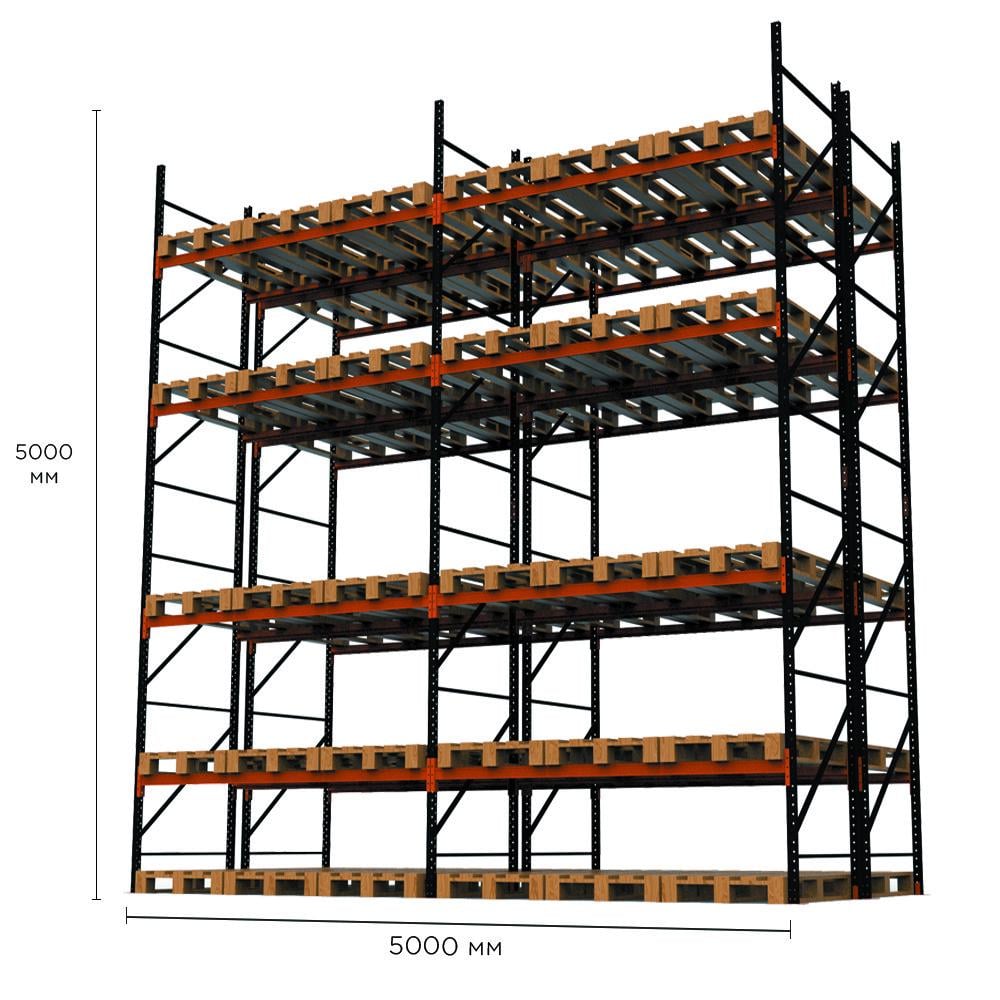Стелаж палетний Emby PR-Light 5000x5000x2200 мм (1760439031) - фото 2