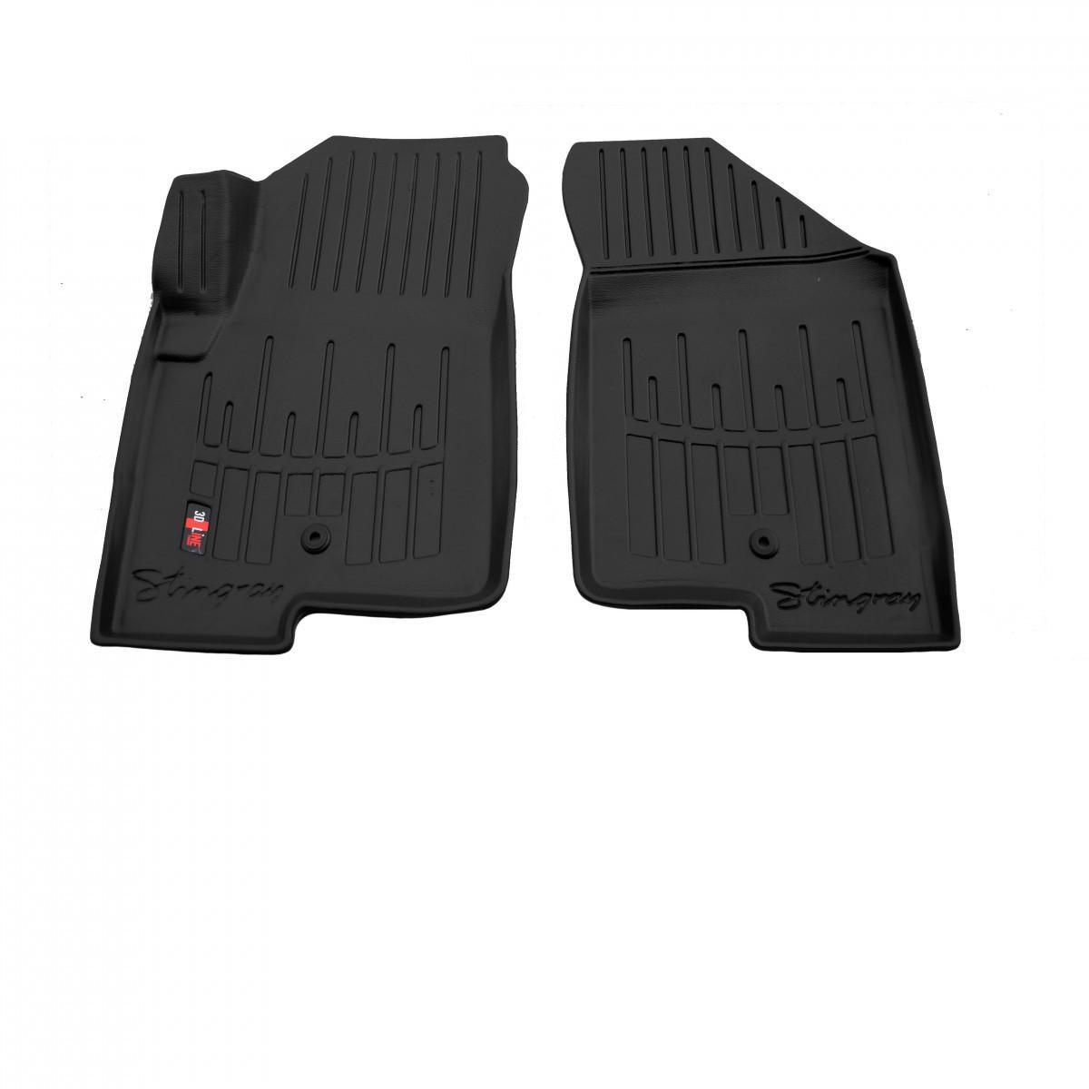 Килимки гумові Stingray для Jeep Compass І 2006-2016/Patriot 2007-2016 з бортом 2 шт. (5046022)