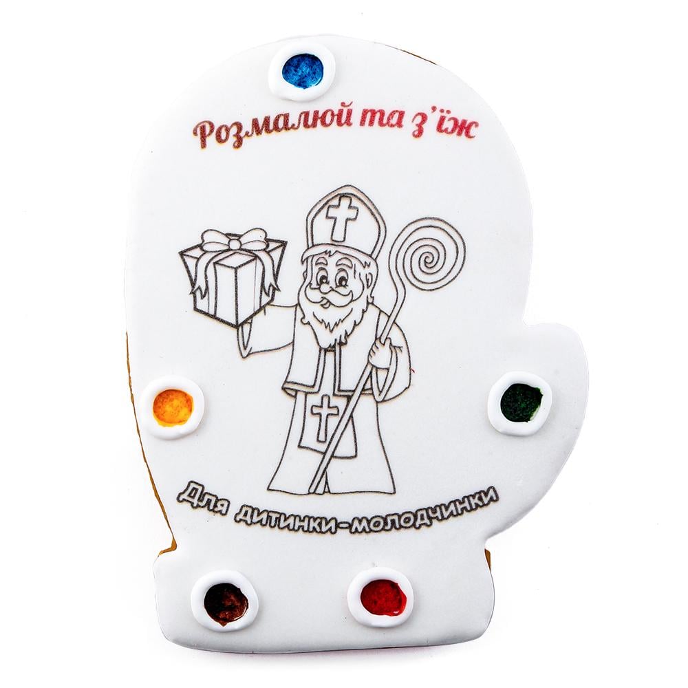 Пряник-розмальовка Крафт Печиво Святий Миколай №2 85 г