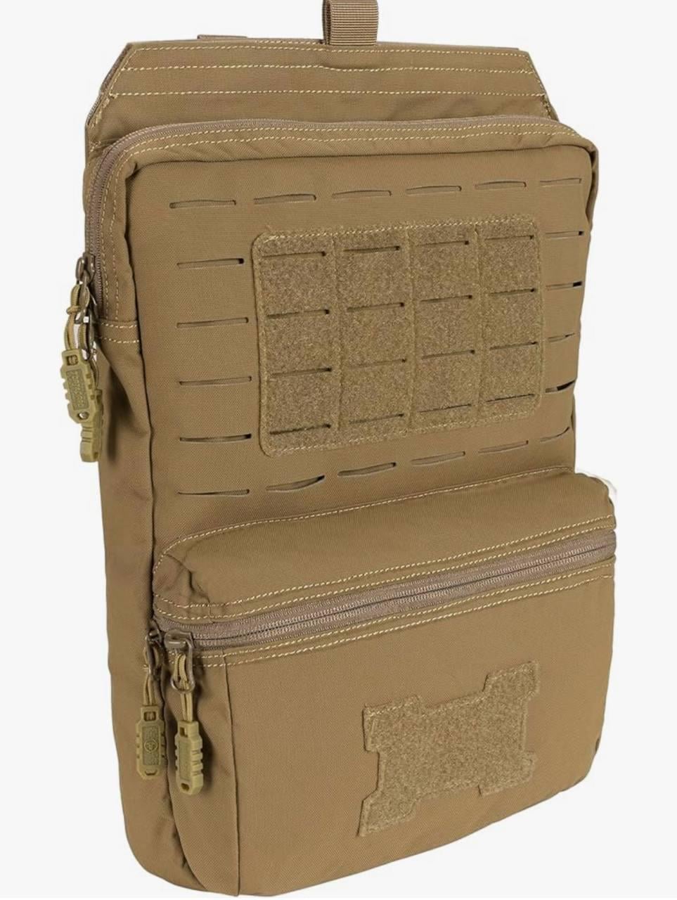 Панель-рюкзак на плитоноске штурмовая TOPTACPRO Molle Cordura 500D Койот