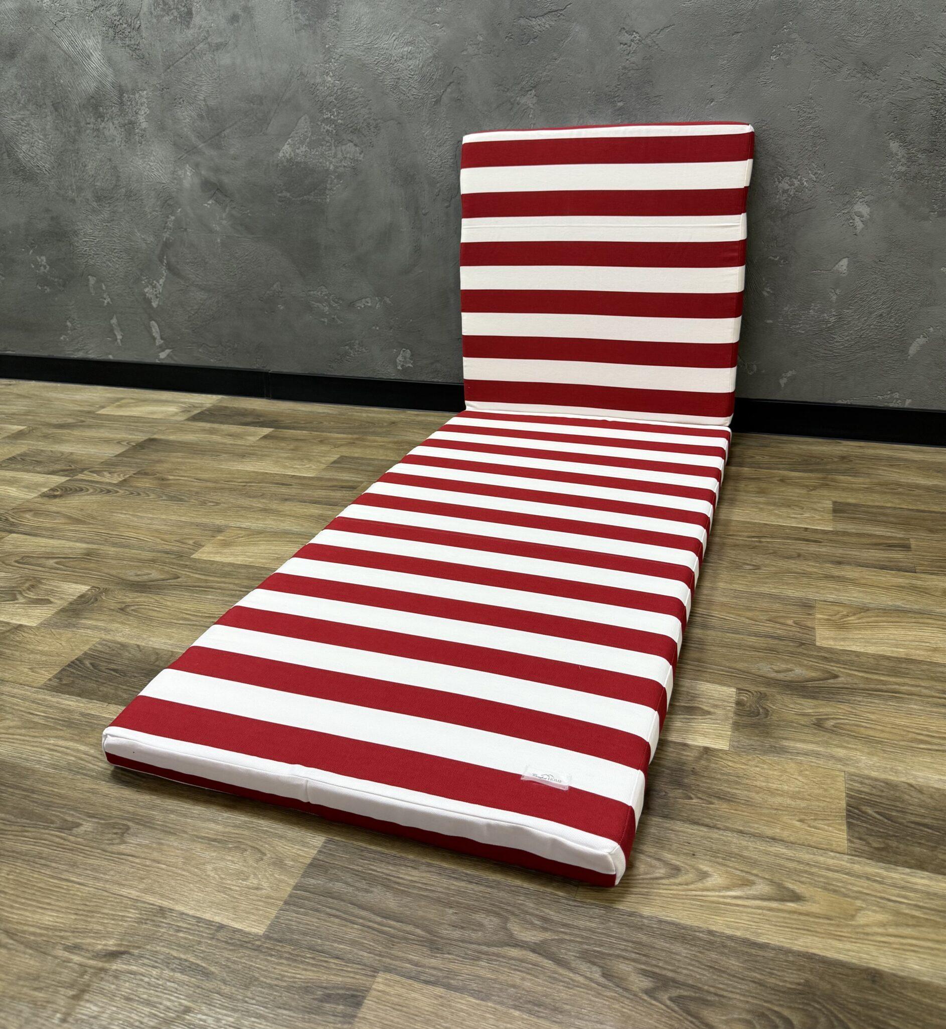Матрас на шезлонг Comfort Home Stripe панама 60х120х70x5 см