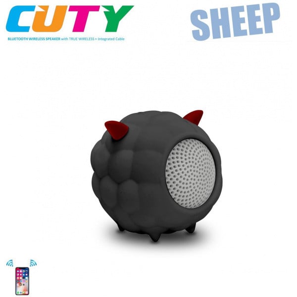 Портативна колонка Idance Cuty Sheep 10 Вт Black (CA10BK)