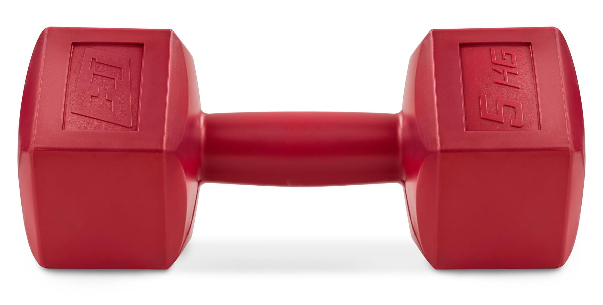 Набір гантелей Hop-Sport HS-C050DH 2х5 кг композитних Червоний - фото 3 Набір гантелей Hop-Sport HS-C050DH 2х5 кг композитних Червоний - фото 3