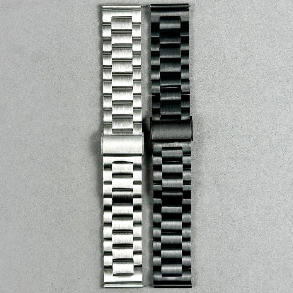 Ремешок для часов Metal Design 20 мм Black - фото 2