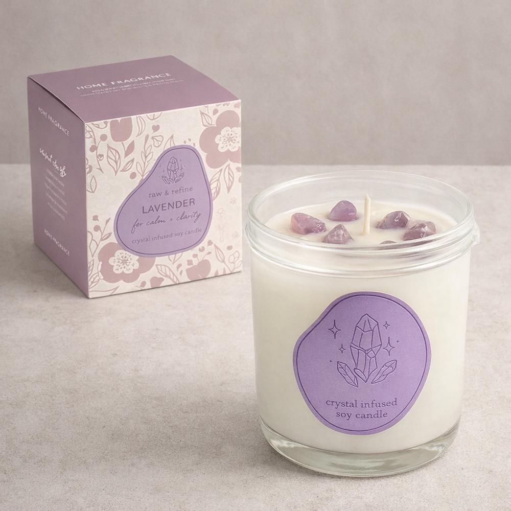 Аромасвеча в стеклянном стакане с крышечкой Лаванда 450 г 9x7,5 см (37-лаван-124653) Аромасвеча в стеклянном стакане с крышечкой Лаванда 450 г 9x7,5 см (37-лаван-124653)