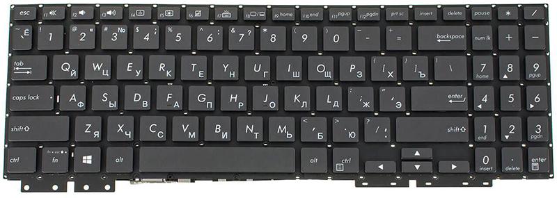 Клавіатура для ноутбука Asus Q536/Q536FD/UX562FD/UX562FN матова (0KNB0-563BRU00)