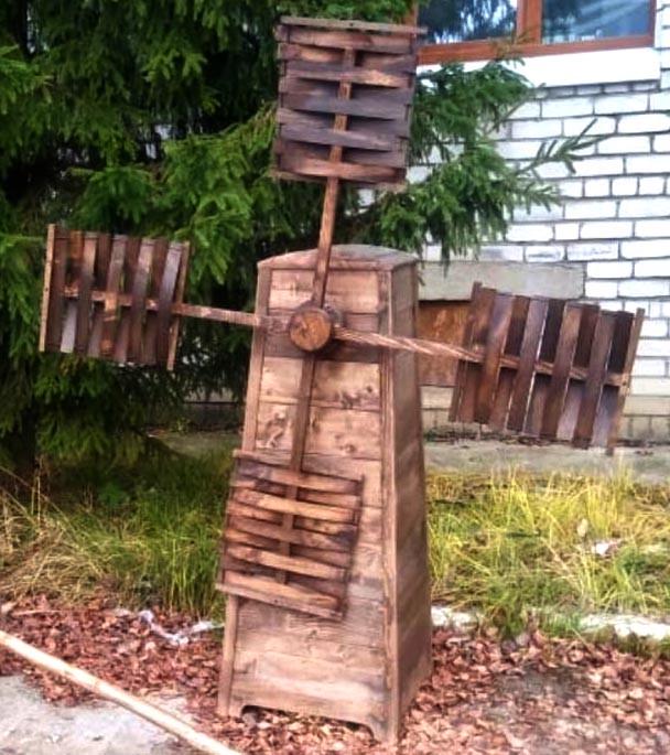 Млин декоративний із дерева Олодіо Капучино (МЕС-000209) - фото 3 Млин декоративний із дерева Олодіо Капучино (МЕС-000209) - фото 3