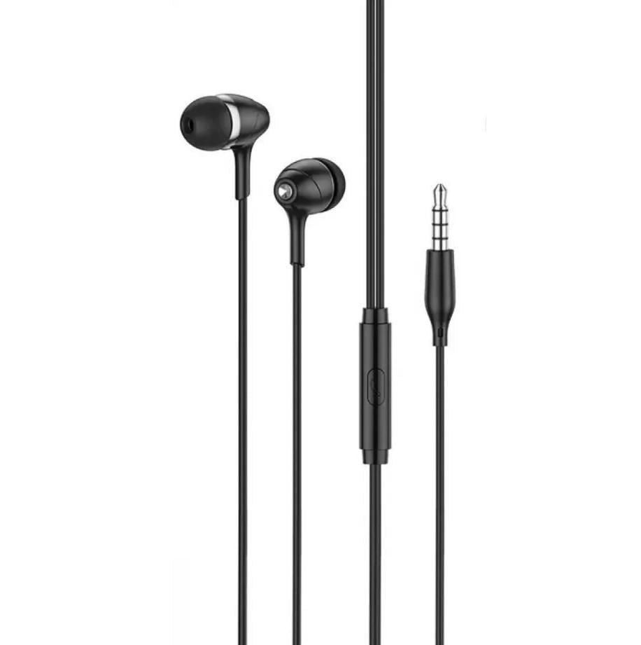 Наушники HOCO Maya universal earphones with mic M76 20-20000 Гц 16 Ом Black (559969)