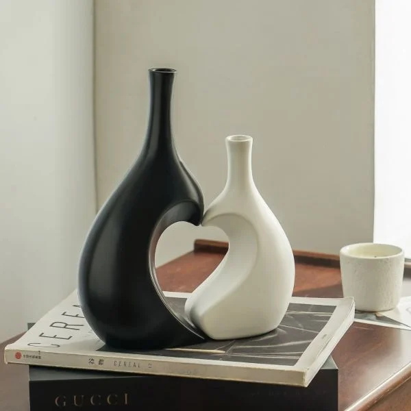 Керамические вазы 2 шт Q00571 - фото 3