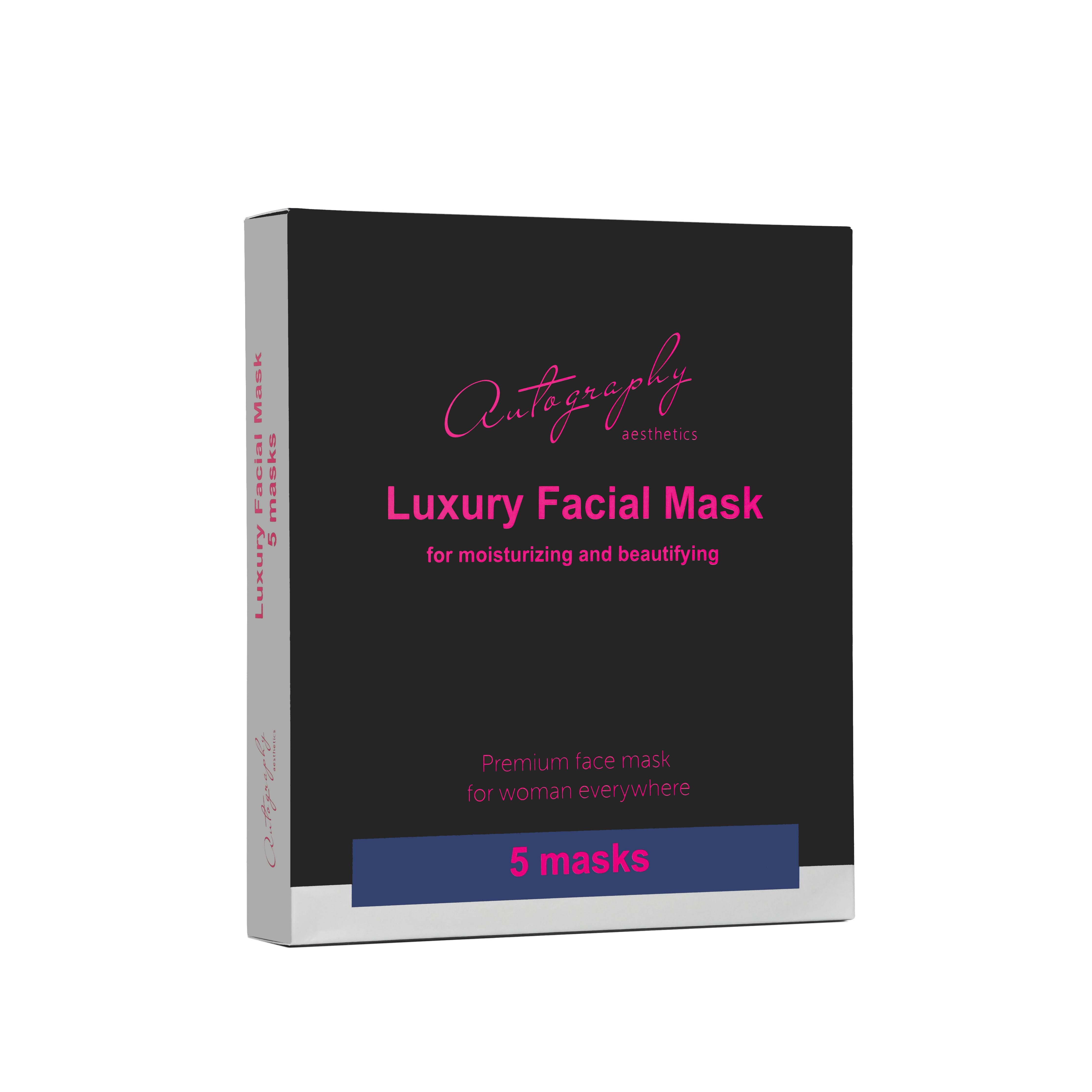 Гидрогелевая маска Autography Premium Facial Mask с аргиреллином гиалуроновой кислотой и коллагеном 5 саше (a00003)