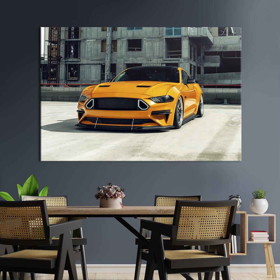 Картина на холсте Форд Мустанг 75x50 см (1321-1)