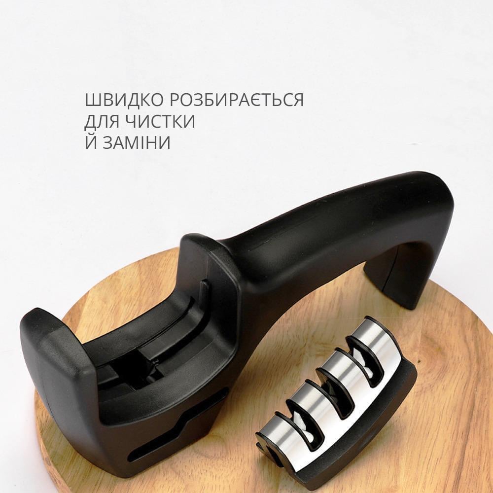 Точилка ручная Knife&Scissors Sharpener для заточки ножей и ножниц (847925-02) - фото 8